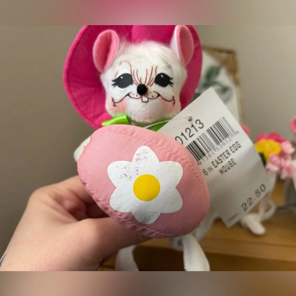 (3) Easter Spring Mice Annalee Dolls w/ Tags Lot - Picture 8 of 13